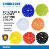 imageUS Weight Made in USA 2quot x 25 Black Plastic Safety Chain ft SunShield UV Resistant TechnologySafety Green