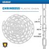 imageUS Weight Made in USA 2quot x 25 Black Plastic Safety Chain ft SunShield UV Resistant TechnologyWhite