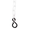 imageUS Weight Made in USA 2quot x 25 Black Plastic Safety Chain ft SunShield UV Resistant TechnologyWhite
