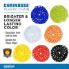 imageUS Weight Made in USA 2quot x 25 Black Plastic Safety Chain ft SunShield UV Resistant TechnologyYellow