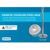 imageUS Weight Premier Chrome Post and Black Velvet Rope Crowd Control Stanchion SystemChrome Stanchion