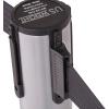 imageUS Weight Premium Silver Steel Stanchion with 75Foot Retractable BeltBlack