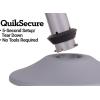 imageUS Weight Premium Silver Steel Stanchion with 75Foot Retractable BeltBlue