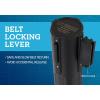 imageUS Weight Sentry PLUS Stanchion with Retractable Belt 6PackBlack