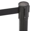 imageUS Weight Sentry Plus Stanchion with Safety Chevron YellowBlack Retractable Belt 2PackBlack