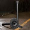 imageUS Weight Sentry Plus Stanchion with Safety Chevron YellowBlack Retractable Belt 2PackBlack