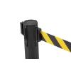 imageUS Weight Sentry Plus Stanchion with Safety Chevron YellowBlack Retractable Belt 2PackBlackYellow