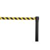 imageUS Weight Sentry Plus Stanchion with Safety Chevron YellowBlack Retractable Belt 2PackBlackYellow