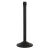 imageUS Weight Sentry Stanchion with Retractable Belt Easy Connect Assembly Black 65 Belt 2 PackBlack 65 Belt