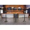 imageUS Weight Sentry Stanchion with Retractable Belt Easy Connect Assembly Black 65 Belt 2 PackBlack 65 Belt