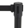 imageUS Weight Sentry Stanchion with Retractable Belt Easy Connect Assembly Black 65 Belt 2 PackBlack 65 Belt