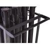 imageUS Weight Statesman Stanchion Cart Kit with 12 Premium Black Steel Stanchions and CartCart  12 Stanchions