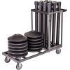 imageUS Weight Statesman Stanchion Cart Kit with 12 Premium Black Steel Stanchions and CartCart  12 Stanchions