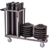 imageUS Weight Statesman Stanchion Cart Kit with 12 Premium Black Steel Stanchions and CartCart  12 Stanchions