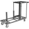 imageUS Weight Statesman Stanchion Cart Kit with 12 Premium Black Steel Stanchions and CartSilver