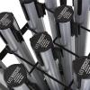 imageUS Weight Statesman Stanchion Cart Kit with 12 Premium Black Steel Stanchions and CartSilver