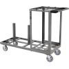 imageUS Weight Statesman Stanchion Cart Kit with 12 Premium Black Steel Stanchions and CartSilver