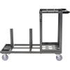 imageUS Weight Statesman Stanchion Cart Kit with 12 Premium Black Steel Stanchions and CartStanchion Cart Kit