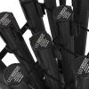 imageUS Weight Statesman Stanchion Cart Kit with 12 Premium Black Steel Stanchions and CartStanchion Cart Kit