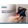 imageUS Weight Wall Mount with Retractable Belt  8 CautionBlack