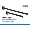 imageUS Weight Wall Mount with Retractable Belt  8 CautionYellowBlack Chevron Pattern