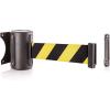 imageUS Weight Wall Mount with Retractable Belt  8 CautionYellowBlack Chevron Pattern