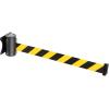 imageUS Weight Wall Mount with Retractable Belt  8 CautionYellowBlack Chevron Pattern