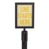 imageUS Weight  U2507 Steel Frame Sign Holder compatible ONLY with Steel stanchions will not fit Sentry series or other stanchion brands