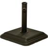 imageUS Weight 26 Pound Umbrella Base  Cast Stone Outdoor Umbrella Stand  for Use with Umbrella Poles 13quot to 18quot  Designed to be Used with Patio Table  BlackBrown