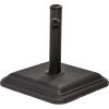 imageUS Weight 26 Pound Umbrella Base  Cast Stone Outdoor Umbrella Stand  for Use with Umbrella Poles 13quot to 18quot  Designed to be Used with Patio Table  BlackBlack