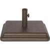 imageUS Weight 40 Pound Umbrella Base  Weighted Umbrella base For Use With Patio Table  Heavy Duty Base 4 Stem Accommodates 115 Pole Sizes  BronzeBronze