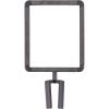 imageUS Weight Horizontal Vertical Plastic Stanchion Sign Holder with Plexiglass Covers for USW ChainBoss and Sentry StanchionsVertical Only