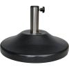 imageUS Weight Premium 50 Pound Prefilled Umbrella Base for Patio Table  Heavy Duty Adjustable Umbrella Stand with Stainless Steel Stem for Outdoor Patio Umbrellas  Made in The USA  BronzeBlack