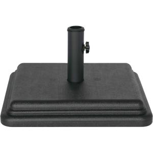 imageUS Weight 40 Pound Umbrella Base  Weighted Umbrella base For Use With Patio Table  Heavy Duty Base 4 Stem Accommodates 115 Pole Sizes  BronzeBlack