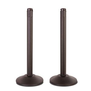 imageUS Weight ChainBoss Black Stanchion  No Chain  Fillable BaseBlack Post